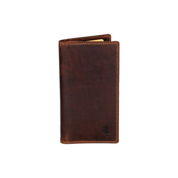 Greenwood Leather – Monika Ridge RFID Travel Wallet in Sandal