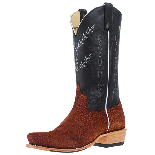 Horse Power Rust Carpincho Black Western Boot