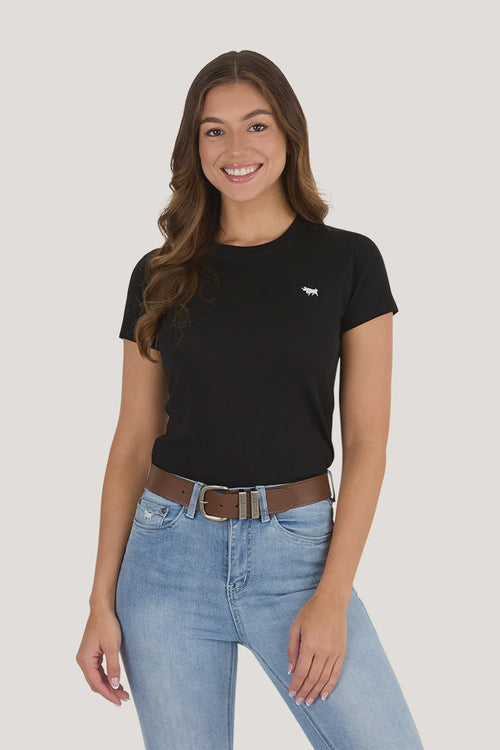 Reeves Womens Classic Fit T-Shirt - Black