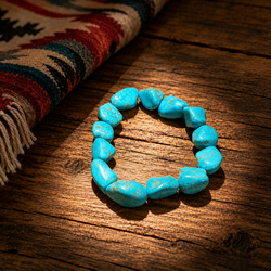 Chunky Fashion Turquoise Bracelet