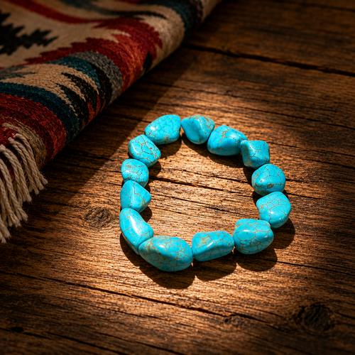 Chunky Fashion Turquoise Bracelet