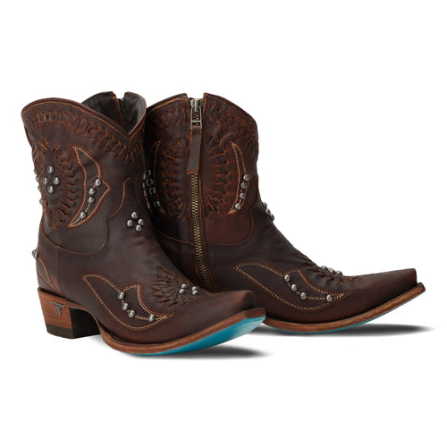 Lane Cossette Bootie — Cognac