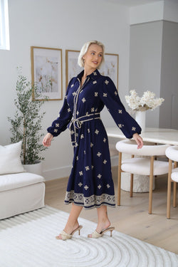Carley - Navy Dress