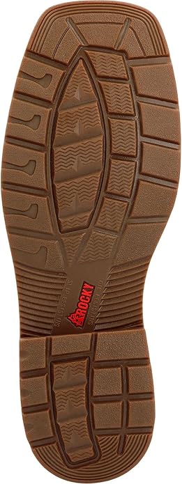 Rocky Worksmart Composite Toe Waterproof Western Work Boot – Dark Brown