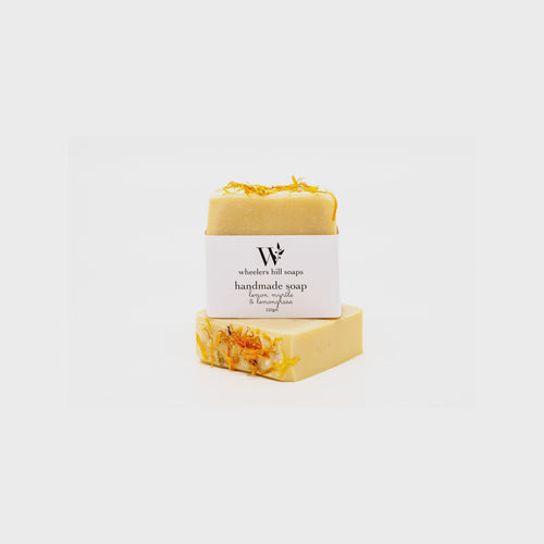 Natural Handmade Soap Bars lemon myrtle & lemongrass