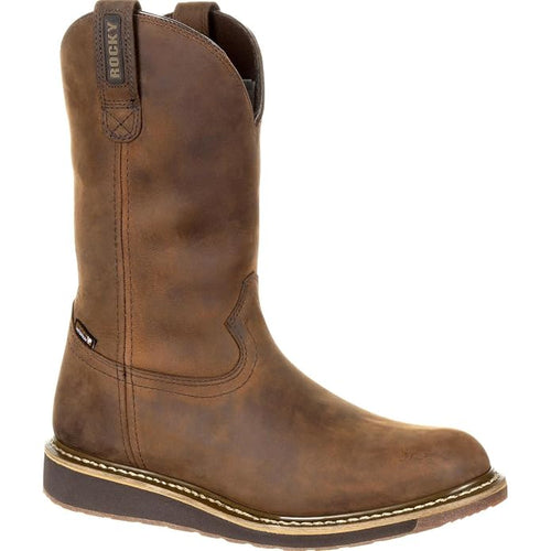 Rocky Cody Waterproof Pull-On Western Boot – Brown