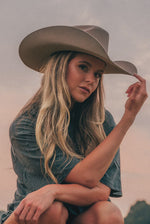 Carson Felt Hat - Beige