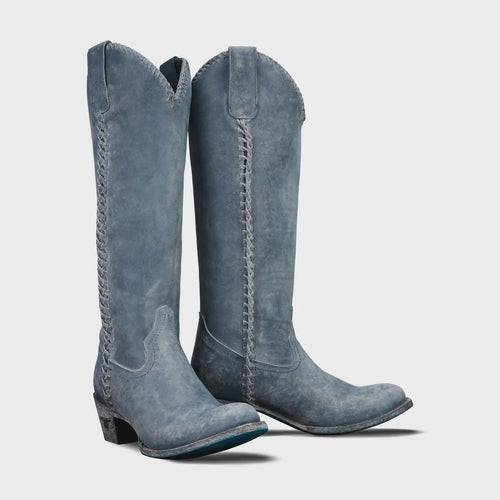 Lane Plain Jane Boot Distressed Midnight Blue