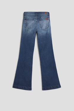 7 For All Mankind – Dojo Tailorless Lake Blue Flare Jean