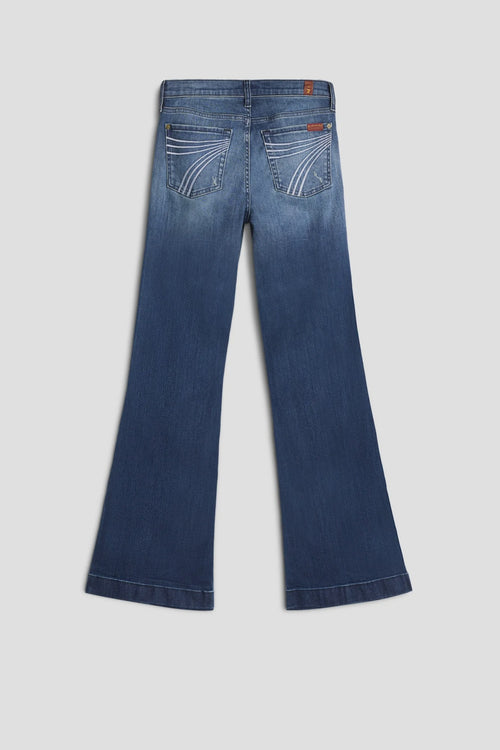 7 For All Mankind – Dojo Tailorless Lake Blue Flare Jean