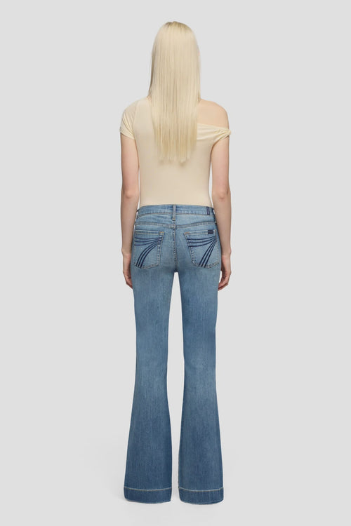 7 For All Mankind – DOJO in Slim Illusion | Distressed Authentic Light Update | 34 Leg