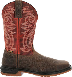 Rocky Worksmart Composite Toe Waterproof Western Work Boot – Dark Brown