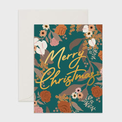 Merry Christmas- floral