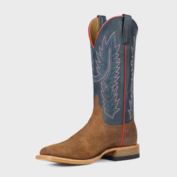 Horse Power Boot — Tobacco Old Suede / Blue Oklahoma