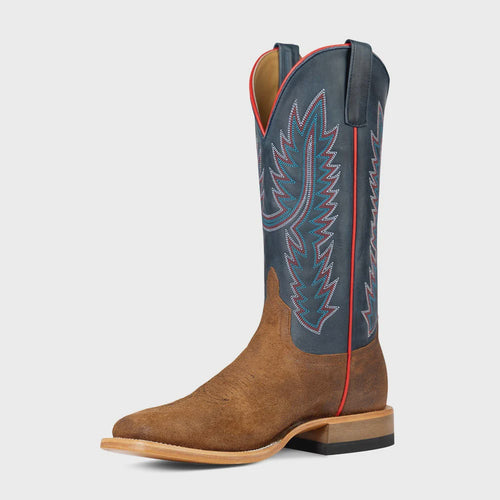 Horse Power Boot — Tobacco Old Suede / Blue Oklahoma