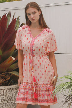 Wrenlee Pink Mini Dress