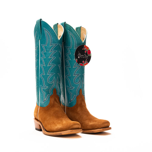 “Camel Cutter” Macie Bean Camel Suede Boot