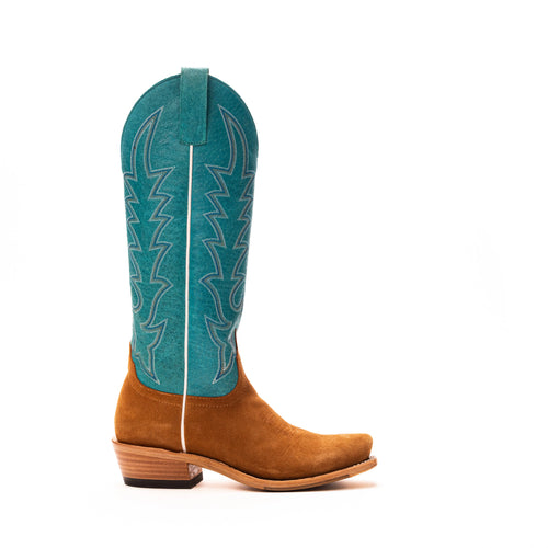 “Camel Cutter” Macie Bean Camel Suede Boot