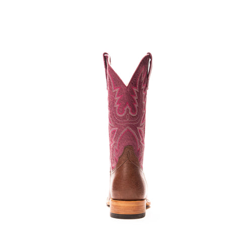 “Sangria Smooth” Macie Bean Kango Tobacco Smooth Ostrich Boot