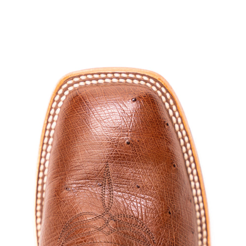 “Sangria Smooth” Macie Bean Kango Tobacco Smooth Ostrich Boot