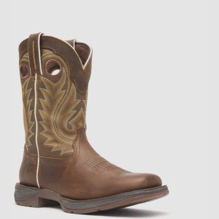 Durango Rebel Men’s Dark Chestnut and Midnight Western Boot