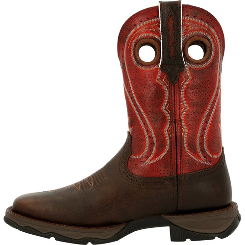 Durango Lady Rebel Dark Chestnut & Crimson Western Boot