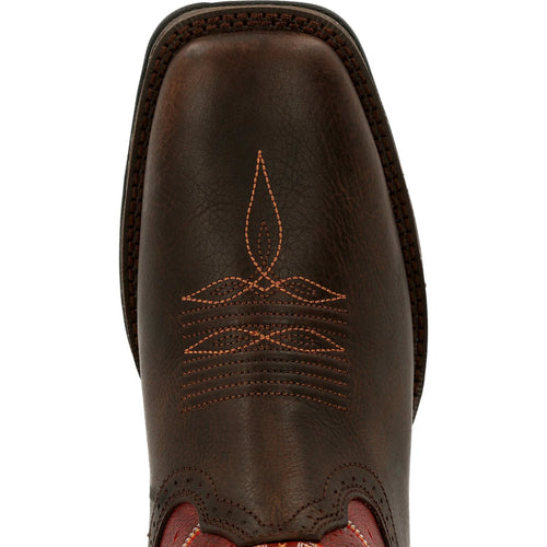 Durango Lady Rebel Dark Chestnut & Crimson Western Boot