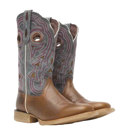 Durango Lady Rebel Pro Golden Brown & Periwinkle Western Boot