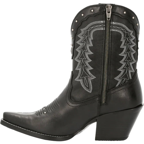 Durango Crush Women’s Black Onyx Fringe Western Bootie