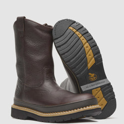 Georgia Boot Giant Steel Toe Pull-On Work Boot – Brown