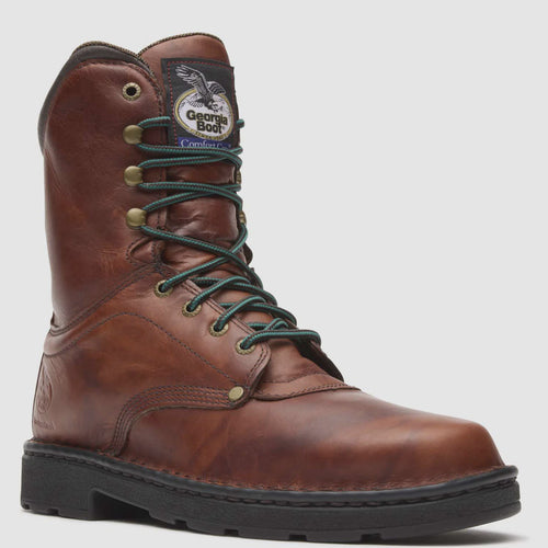 Georgia Boot Eagle Light Lace-Up Work Boot – Russet Wildwood