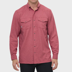 GameGuard Crimson Pearl Snap Long Sleeve Shirt