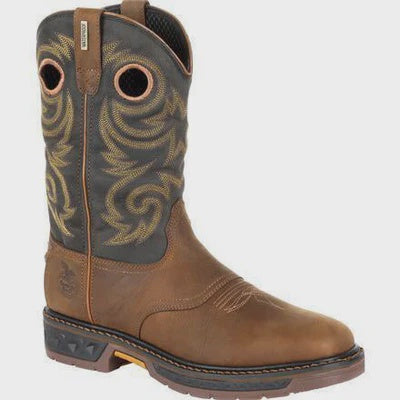 Georgia Boot Carbo-Tec LT Black & Brown Waterproof Work Boot