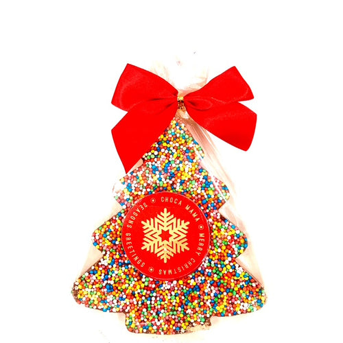 MILK CHOCOLATE FRECKLED CHRISTMAS TREE 100G