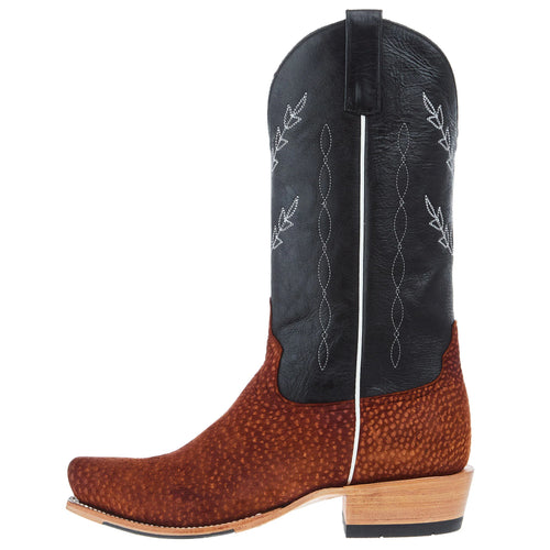 Horse Power Rust Carpincho Black Western Boot