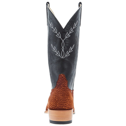 Horse Power Rust Carpincho Black Western Boot