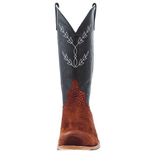 Horse Power Rust Carpincho Black Western Boot