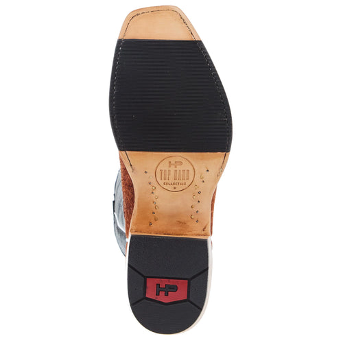 Horse Power Rust Carpincho Black Western Boot