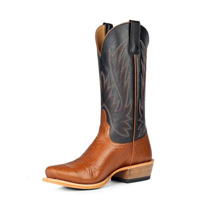 Horse Power Honey Bullfight Shoulder Black Western Boot