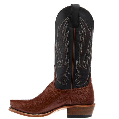 Horse Power Honey Bullfight Shoulder Black Western Boot