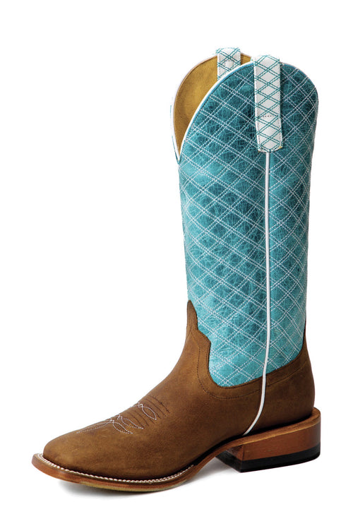 “Tex Marks the Spot” Macie Bean Pecan Barking Iron Boot