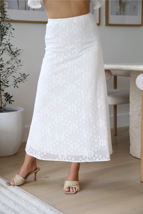 Bella - White Skirt