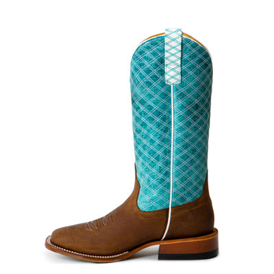 “Tex Marks the Spot” Macie Bean Pecan Barking Iron Boot