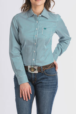 Cinch Womens Stripe L/S Button