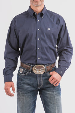 Cinch Mens Solid L/S Button