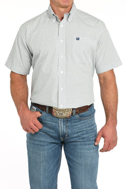 Cinch Short Sleeve Shirt - White