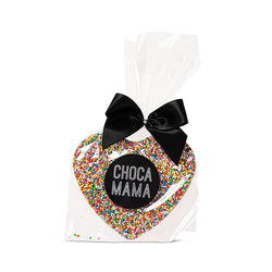 MILK CHOCOLATE FRECKLED HEART 75G