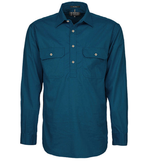 Mens Pilbara Closed Front Long Sleeve Shirt Diesel