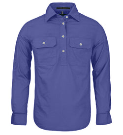 Women's Pilbara Closed Front L/S Shirt Lavender