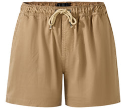Pilbara Men's Cotton Stretch Walk Shorts Caramel